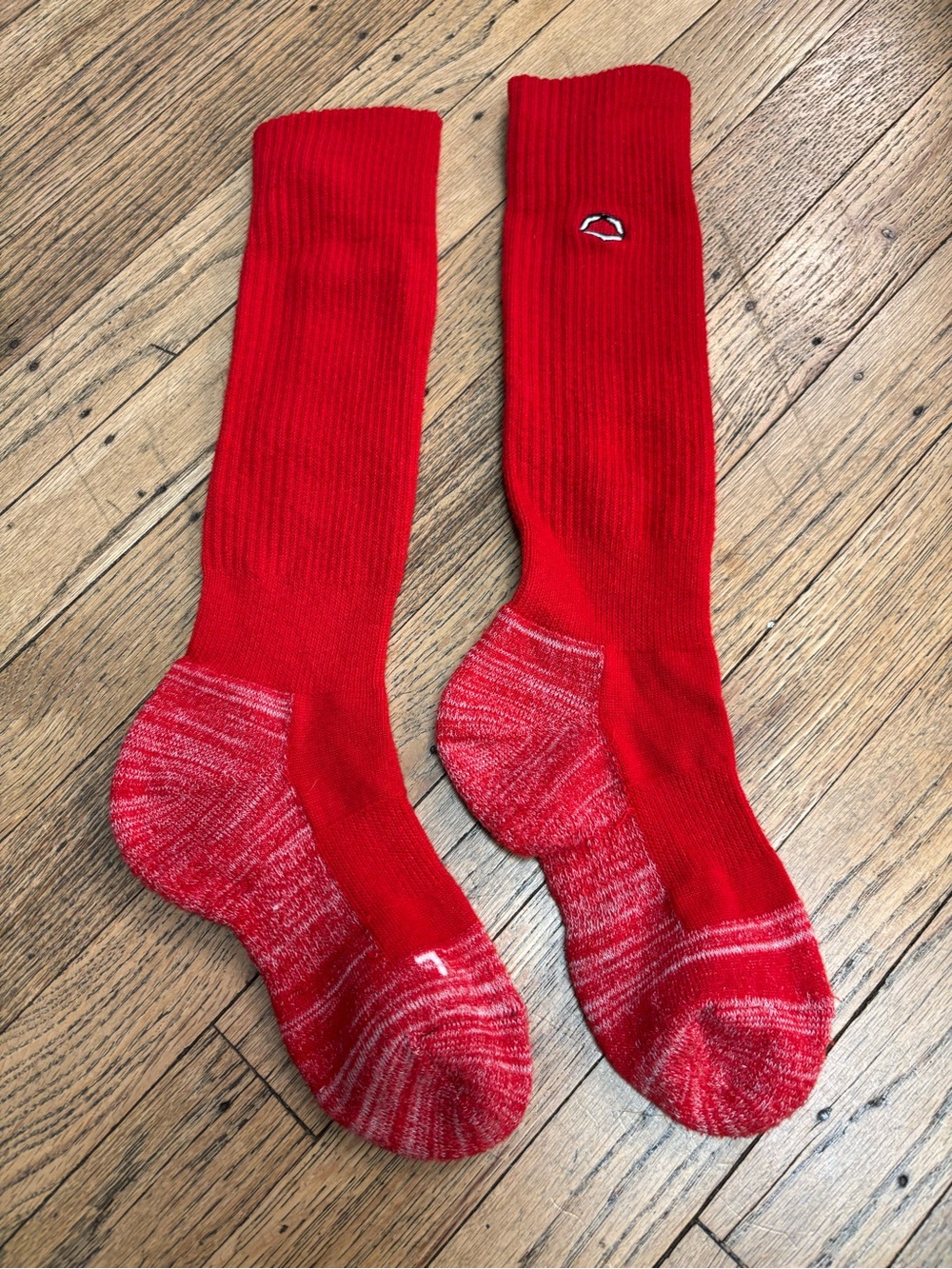 Red Athletic Crew Socks - Unbranded